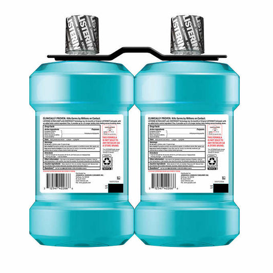 Listerine UltraClean Coolmint Mouthwash, 1.5 Liter