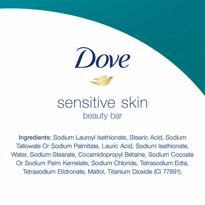 Dove Moisturizing Beauty Bar Soap Sensitive Skin 3.75 oz