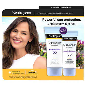 Neutrogena Ultra Sheer Dry-Touch Sunscreen Broad Spectrum SPF 55