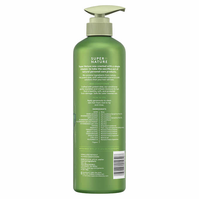 Potent Aloe Gentle Moisture Shampoo and Conditioner Sulfates Free, 30 Fl Oz