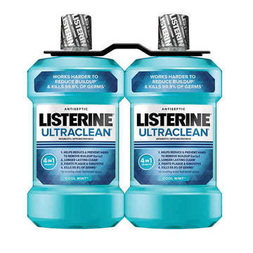 Listerine UltraClean Coolmint Mouthwash, 1.5 Liter