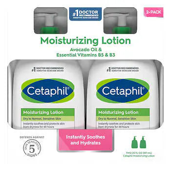 Cetaphil Moisturizing Lotion, Dry to Normal Sensitive Skin, 20 fl oz